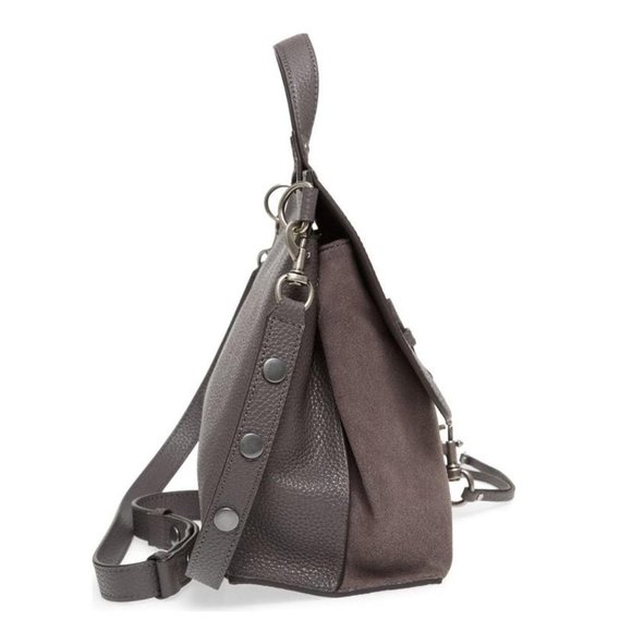 Rebecca Minkoff Medium Keith Suede & Leather Satchel - Picture 4 of 13